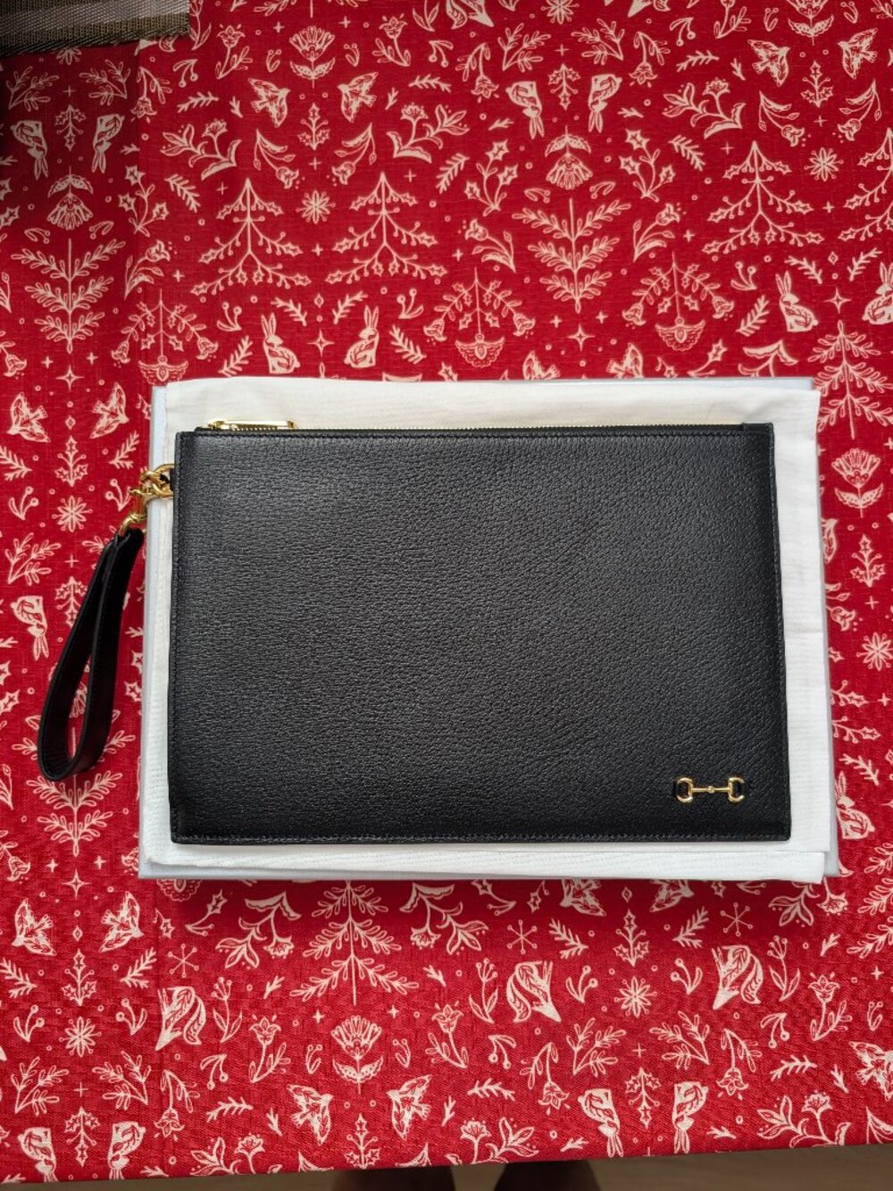 Gucci Horse Bit Zip Pouch